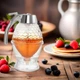 Дозатор для меду Honey зручний карамелі сиропу соусів прозорий, 200 мл A-Perfect - зображення 1