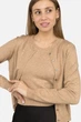 Кардиган женский с прямым кроем L-XL цвет бежевый Karon ЦБ-00270096 - изображение 2