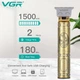 Тример для стрижки волосся з насадками професійний VGR 085 багатофункціональний тример для бороди і вусів - зображення 8