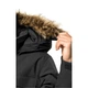 Парка GLACIER CANYON PARKA Jack Wolfskin 1107674_6000 46-48 Чорний (4064993495560) - изображение 4