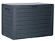 Садовий ящик-скриня Prosperplast Woodebox антрацит 140 л для зберігання (MBWL140-S433) - зображення 1