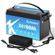 Аккумулятор Kepworth LiFePO4 24V 60Ah 1536W с зарядным устройством (литий железо фосфатный АКБ с BMS) - изображение 1