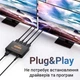 Активний HDMI розгалуджувач на 4 порти Addap HVS-02 чотирьохнаправлений відео спліттер 4К (7583) - зображення 7