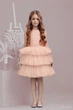 Сукня ошатна для дівчинки Porcelian Dolls Зіронька 4073-1 персиковий 122 - зображення 1