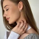 Каблучка з фіанітами по колу Срібло 925 Ріна 15,5р - зображення 8