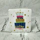 Открытка мини подарочная Happy birthday с блестками 7,1х8,2 см 5504-316 - изображение 1