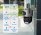 Уличная WiFi IP камера Besder A22YQQ 15Мп 3 объектива Zoom 8-кратный черная - изображение 2