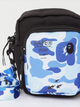 Сумка через плечо Bape синего цвета с двумя ремешками. - изображение 2