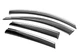 Вітровики з хромованим молдингом Niken Luxury (4 шт) для Chevrolet Captiva 2006-2019 рр - зображення 2
