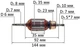 Якір тримера INTERTOOL DT-2253, РЗТК TR 450E (144*35, валу 7 мм), як1886 - зображення 2