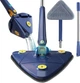 Швабра треугольная с отжимом Multi function mop 360 Синий (2104618429) - изображение 8
