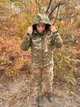 Куртка тактична комбат жіноча мультикам водовідштовхувальна SoftShell Combat жіноча S XL - зображення 6