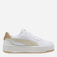 Sneakersy damskie na platformie Puma Court Lally 40161302 38 (5UK) Biały/Beżowy - obraz 3