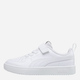 Sneakersy chłopięce na rzepy Puma Rickie AC+ PS 38583601 29 (11UK) Białe - obraz 4