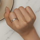Серебряное кольцо "Волна" 54 077-11170 - изображение 3