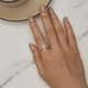 Серебряное кольцо "Самолет" 17,5 077-10359 - изображение 5