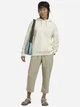 Худи оверсайз женское Jack Wolfskin Essential Hoodie W A63848-5127 L Белое (4064886455039) - изображение 3