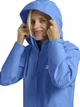 Спортивная ветровка с капюшоном женская Jack Wolfskin Trailtime 2L Jkt W A63902-C0454 M Голубая (4064886470421) - изображение 4