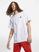 Футболка хлопковая длинная мужская Nike Sportswear Club AR4997-101 XS White/Black (191888618354) - изображение 1