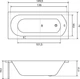 Ванна акриловая Helmken Tressa 150 x 75 (23097001) - изображение 12
