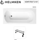 Ванна акриловая Helmken Tressa 170x75 см (64A5T53449) комплект 2 в 1: прямоугольная ванна, ножки - изображение 12