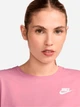 Футболка хлопковая женская Nike Sportswear Club DX7902-645 XS Elemental Pink (197860761919) - изображение 3