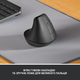 Мышь Logitech Lift Vertical Ergonomic Wireless/Bluetooth Graphite (910-006473) - изображение 2