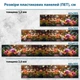 Фото панель универсальная ПЭТ, Самофиксирующаяся, 68 х 305 см (толщина 2 мм), Цветы под солнцем(ПЭТ3-s_fl0630) - изображение 2