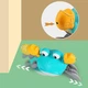Інтерактивна дитяча іграшка Mr.Crab іграшковий Крабік, що втікає з датчиком руху, музикою і підсвічуванням + USB, блакитний (100324843) - зображення 6