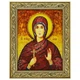 Икона "Святая мученица Алла" янтарная 15х20 - изображение 5