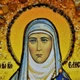 Икона "Святая мученица великая княгиня Елисавета (Елизавета)" янтарная 15х20 - изображение 8