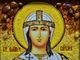 Икона "Святая великомученица Варвара" янтарная 15х20 - изображение 4