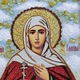Икона "Святая мученица Галина" янтарная 15х20 - изображение 2