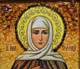Икона "Святая Анна Пророчица" янтарная 15х20 - изображение 2