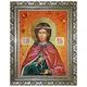 Икона "Святая мученица Юлия" янтарная 30х40 - изображение 2