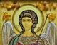 Икона "Архангел Гавриил" янтарная 15х20 - изображение 2