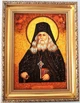 Икона "Святитель Лев Великий" янтарная 15х20 - изображение 4