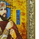 Икона "Святой благоверный князь Владимир" янтарная 15х20 - изображение 7