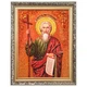 Икона "Святой апостол Андрей" янтарная 15х20 - изображение 1