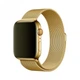 Металический ремешок для Apple Watch миланская петля Milanese loop 42/44/45/49 mm золото - изображение 1