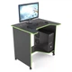 Компьютерный геймерский стол XGamer MINI XG08 с полкой под системный блок 80/65/75см черно зеленый - изображение 7