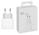 Комплект быстрой зарядки для Apple iPhone Блок зарядки Type-C 20W USB-C СЗУ 20 Вт Power Adapter, Кабель зарядки Type-C to Lightning тайп-с на лайтнинг White - изображение 7