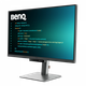 BENQ 31.5" 16:9 ips рк монітор, 3840х2160, 60 Гц, 5 мс (GtG), 98% p3, hdr, kvm свіч, 2xHDMI 2.0/1xDP 1.4/rd320u Metallic Grey - зображення 2