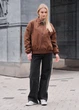 Жіночий бомбер Staff litz brown XXS (TBN0061) - изображение 4