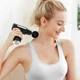 Массажер ручной ударный для тела Mini Massager Gun (4 насадки), Черный - изображение 12