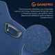 Геймерське ігрове крісло GamePro GC900DB Size XL Fabric Dark Blue - зображення 13