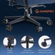 Геймерське ігрове крісло GamePro GC900DB Size XL Fabric Dark Blue - зображення 19