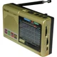 Радиоприемник колонка MP3 USB Golon RX-6622 с ремешком золотистый - изображение 2