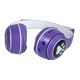 Дитячі навушники з котячими вушками Cat MZ-023 Bluetooth RGB підсвічування FM microSD Темно синій - зображення 7