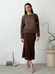 Джемпер женский ARTKNIT Soft S/M Коричневый (4823093470835) - изображение 4